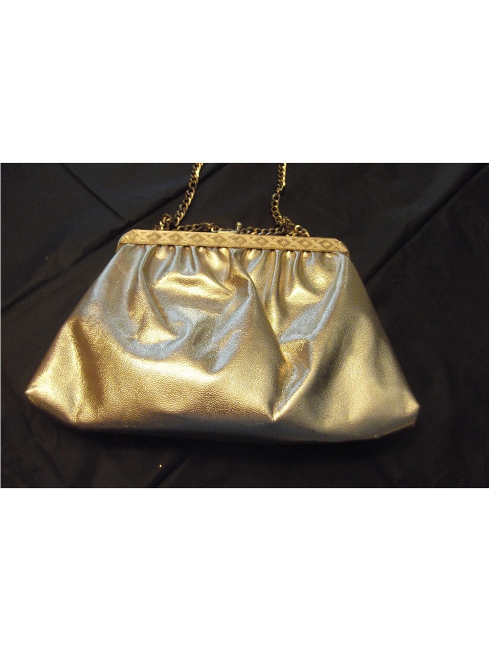 Vintage Gold Evening Purse Era 1947 - 1964